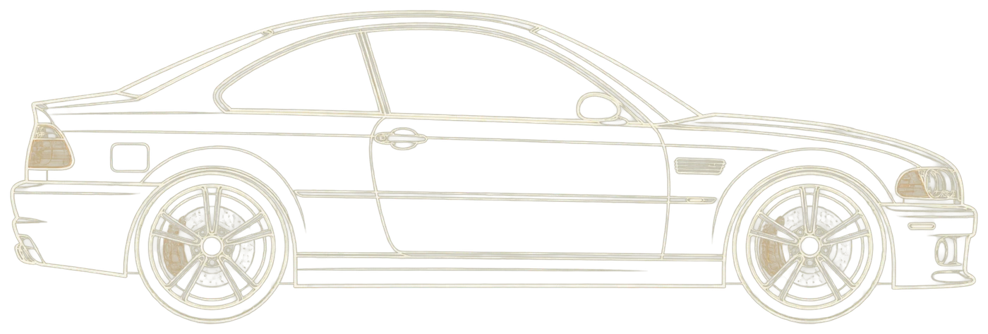 BMW M3 E46, vue de profil