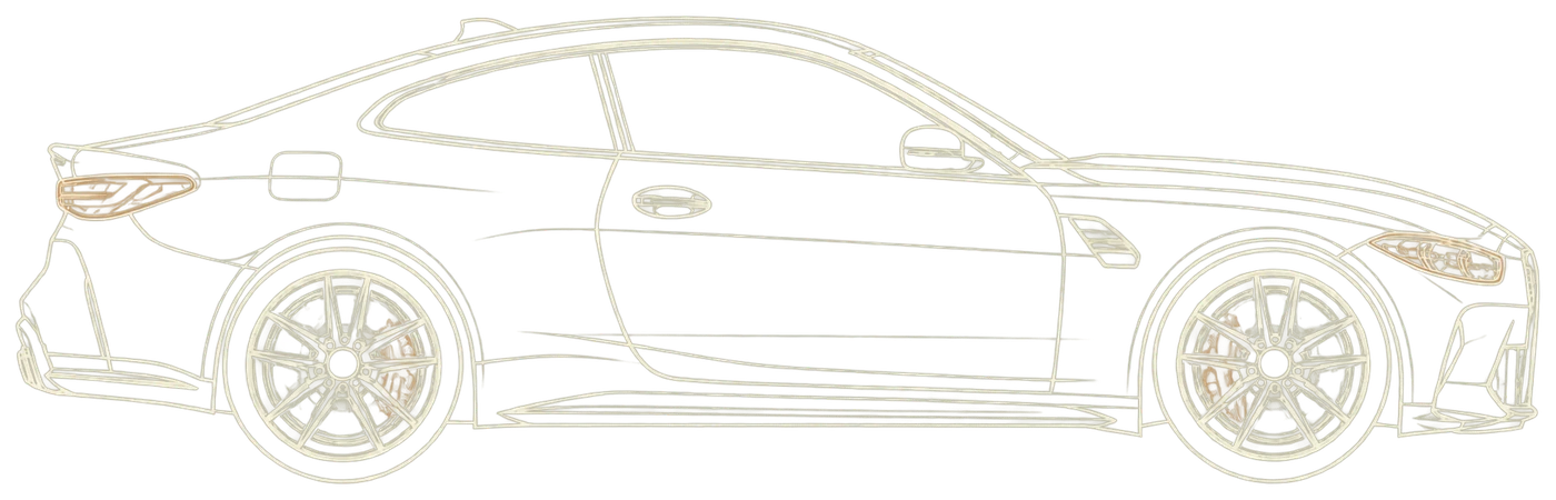 BMW M3/M4 G8x, vue de profil