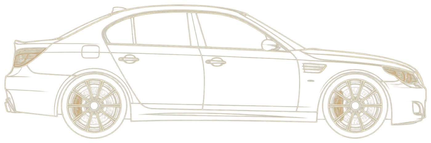 BMW M5 E60, vue de profil